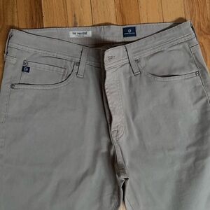 Ag Adriano Goldschmied Khaki Chinos